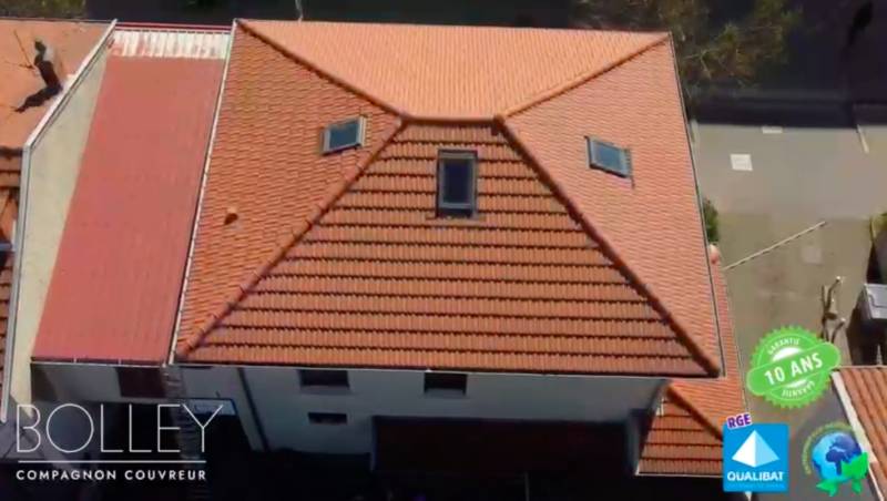 Réfection complète d'une couverture de toiture à Lyon